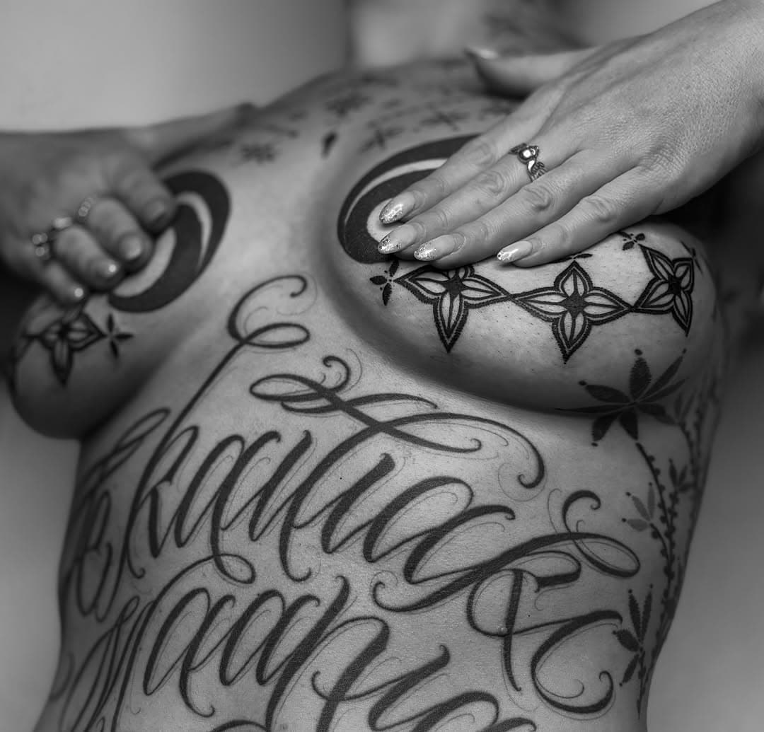 โ Dominique Schipper โ tattoo