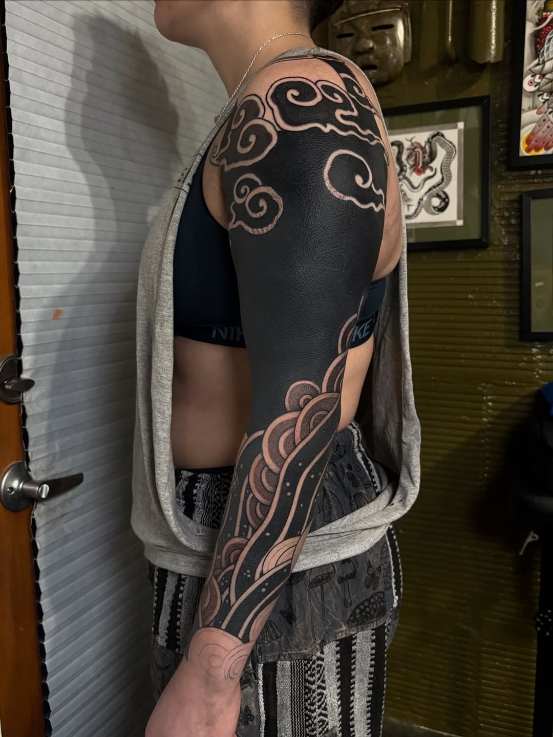 Tattoo by G R A H M A T T E R - Houston Blackwork Tattoo Artist