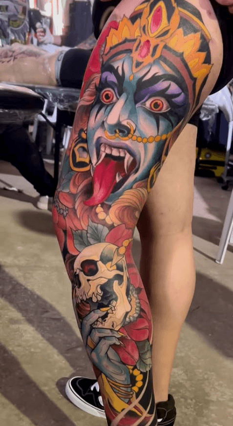 Pipa Kabuki tattoo work