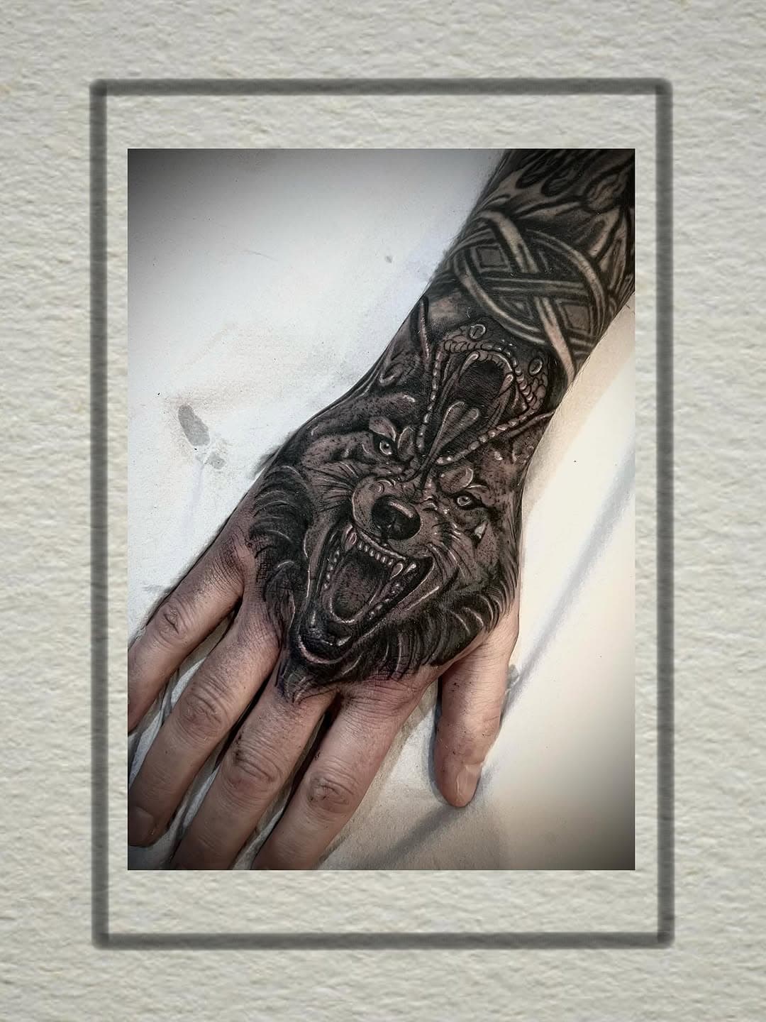 Black And Grey tattoo example